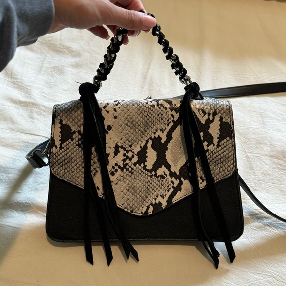 Snake Print Envelope Bag - Crossbody - Picture 3 of 7